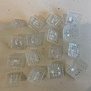 Vintage..24 vintage Czech glass buttons
